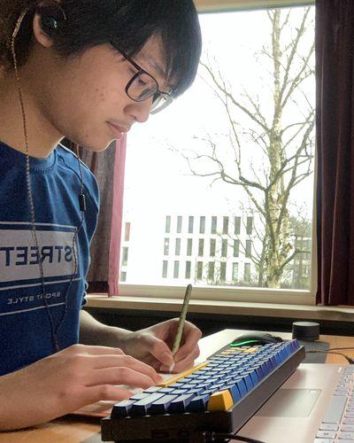 Photo of me working